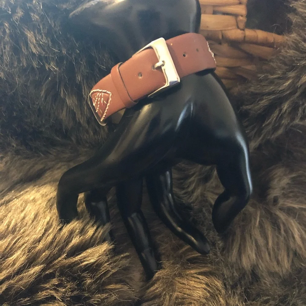 Ladies southwest style vegan leather band watch